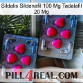 Sildalis Sildenafil 100Mg Tadalafil 20Mg 14